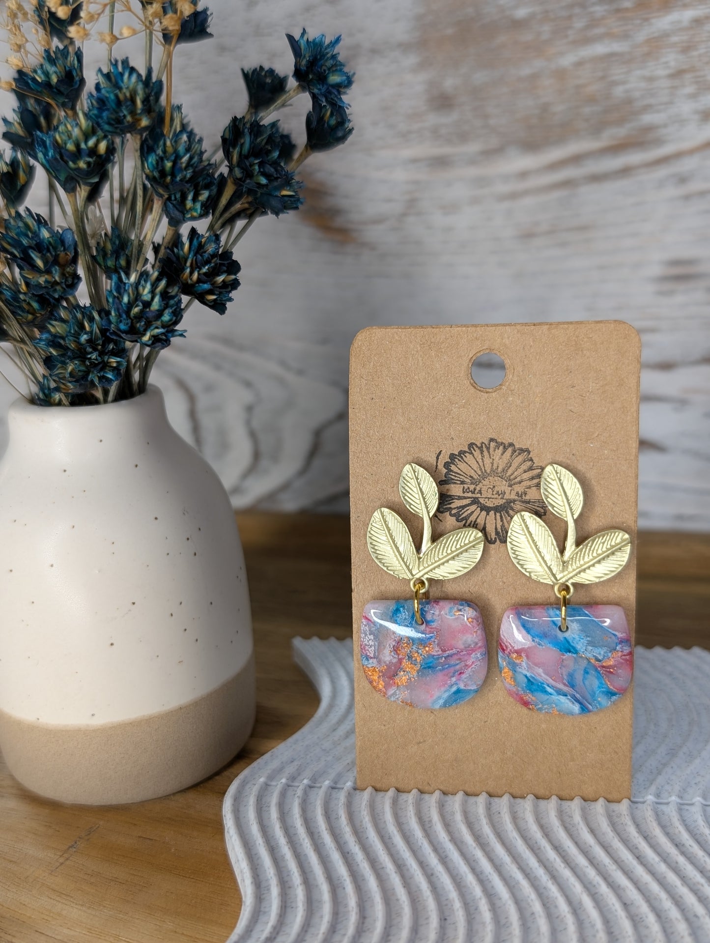 Marbled Flower Pots