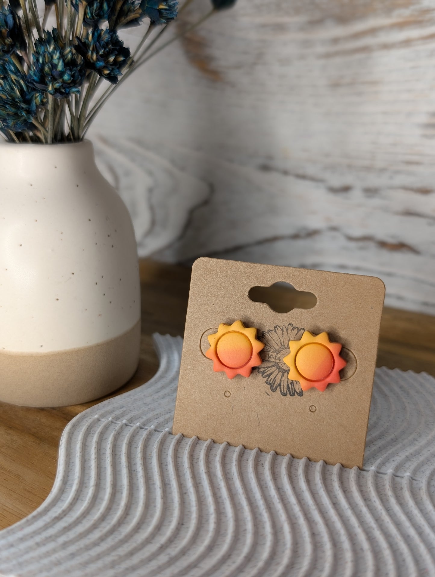 Ombre Sun Studs