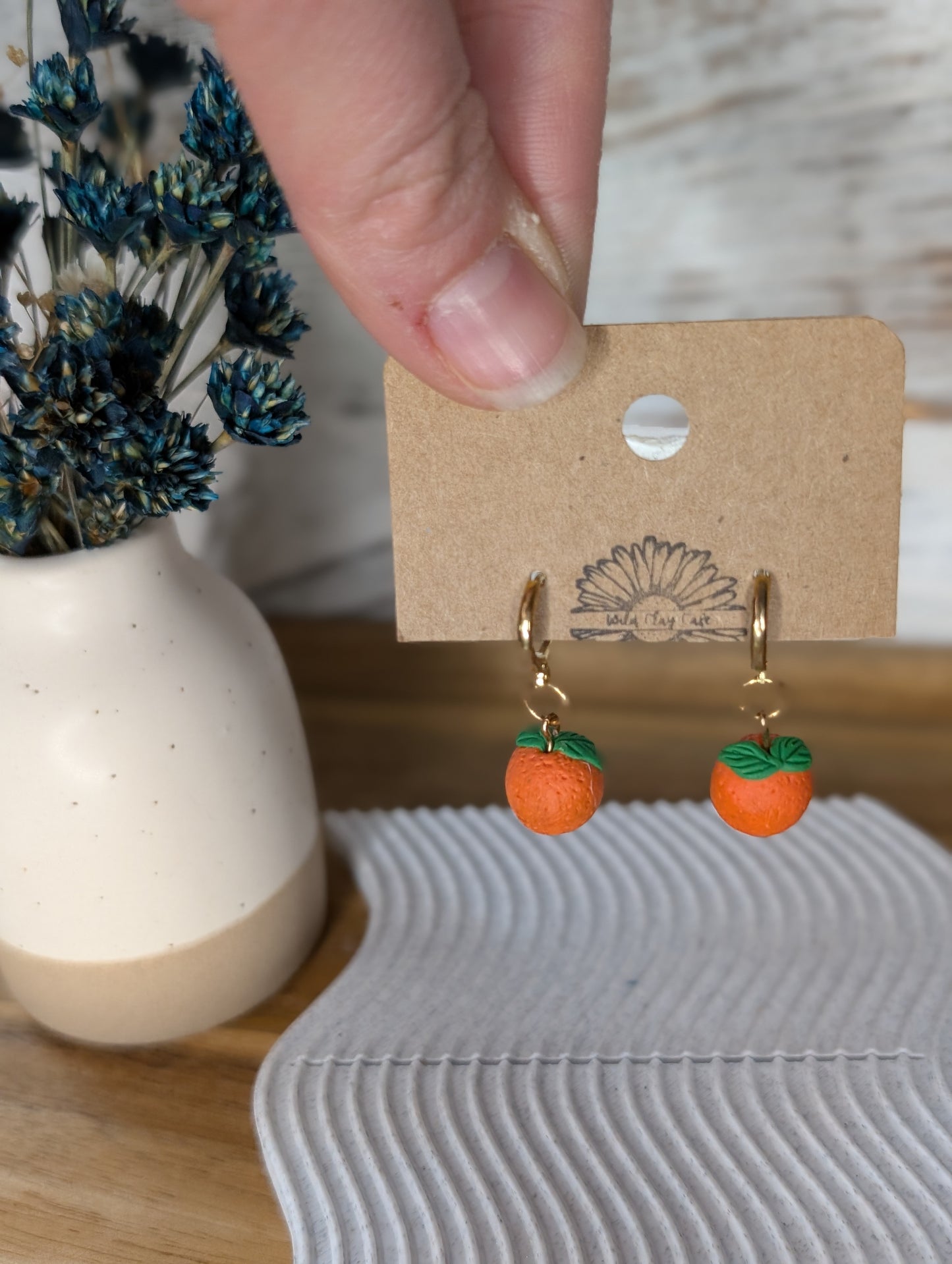 3D Orange Dangles