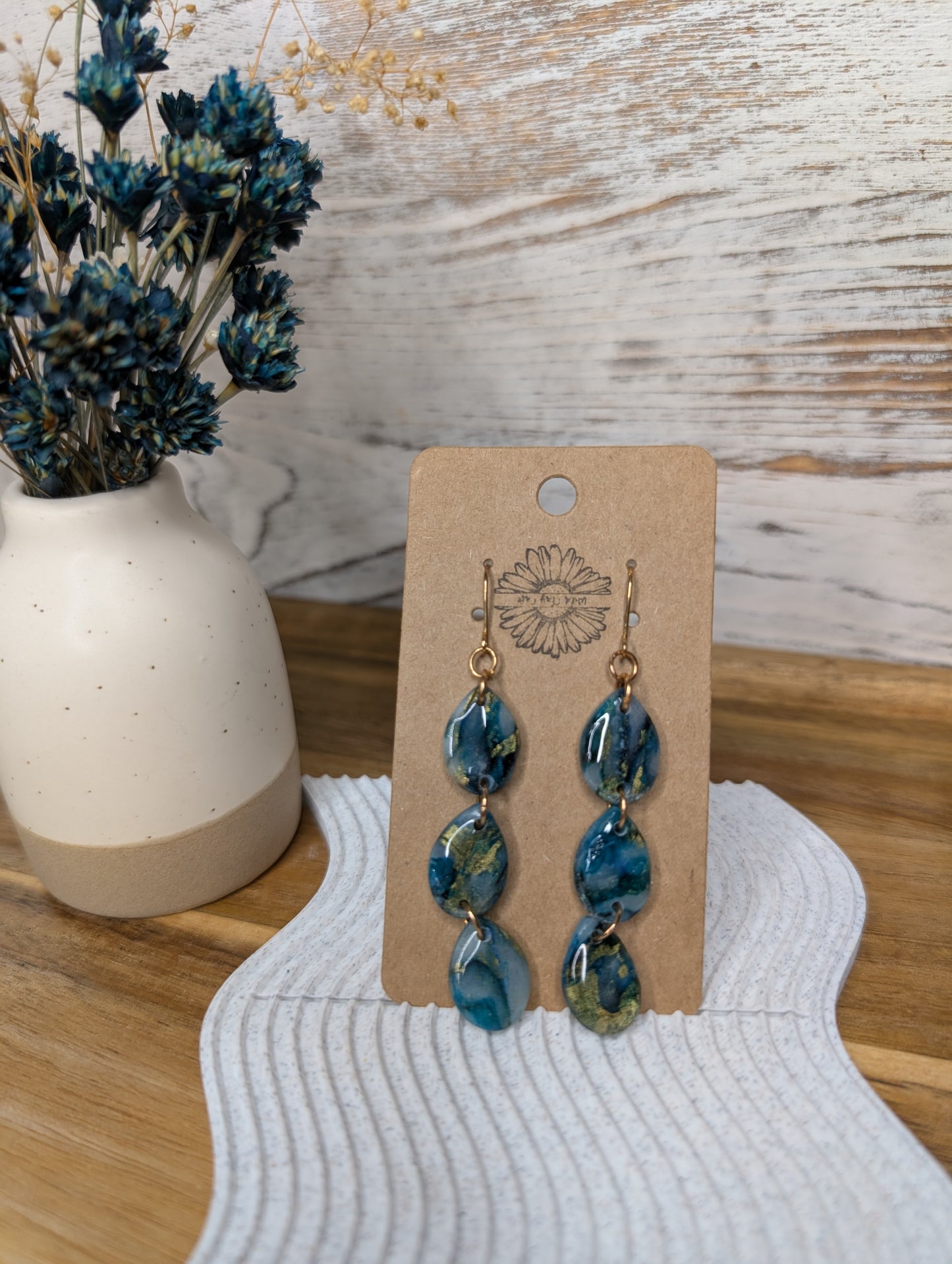 Marbled Teardrop Trio