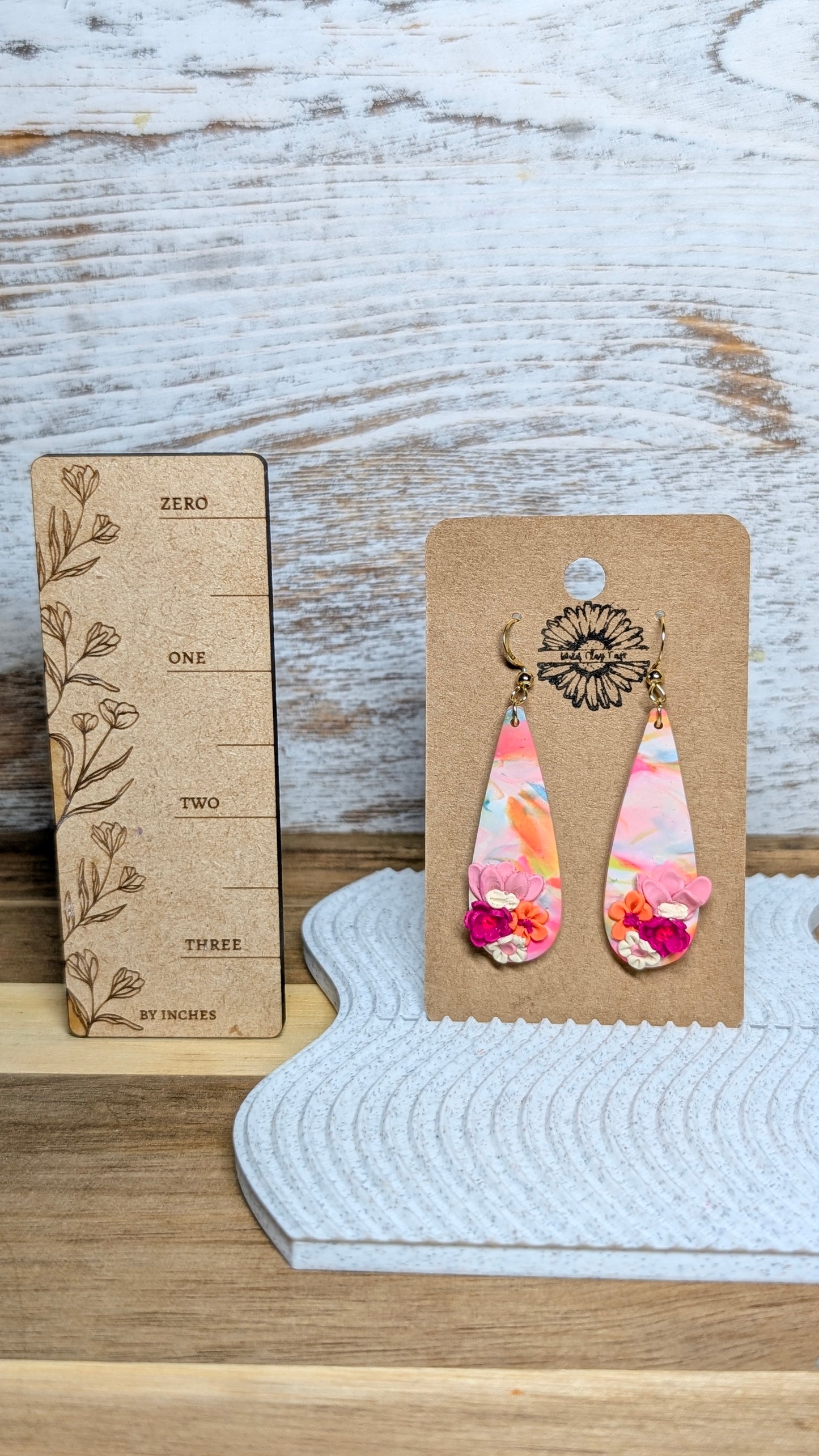 Floral Teardrop