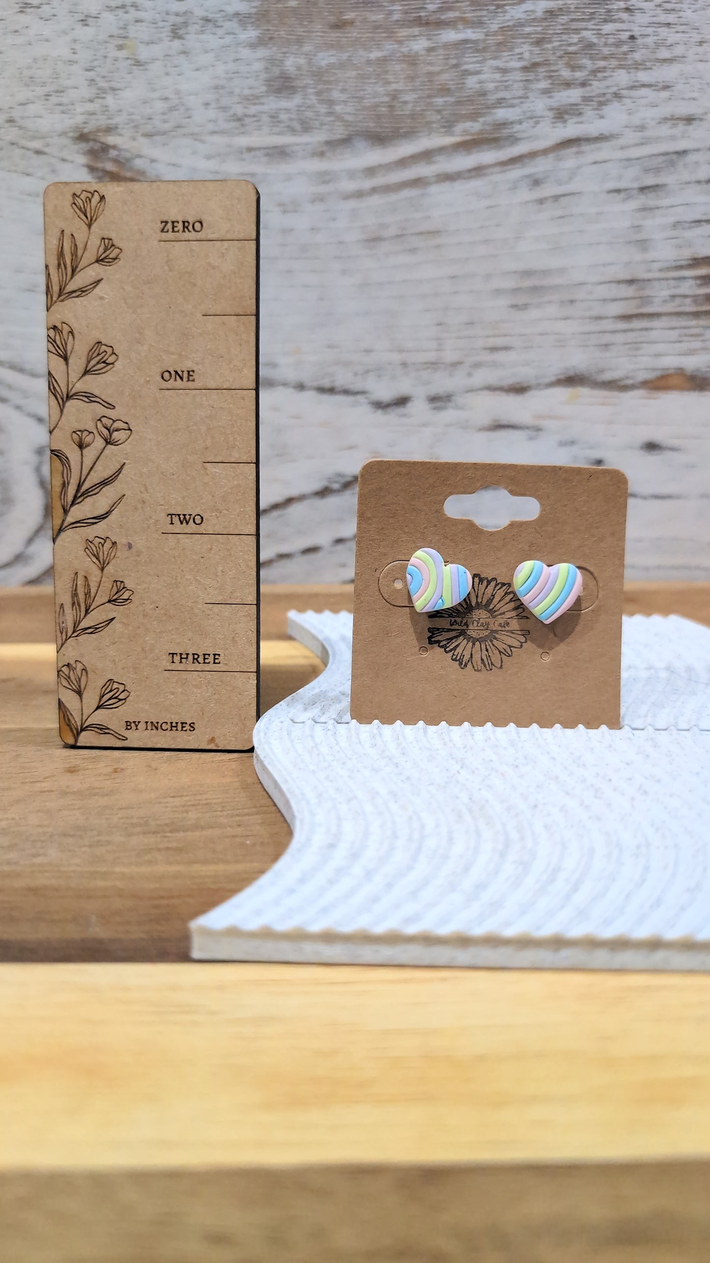 Pastel Heart Studs