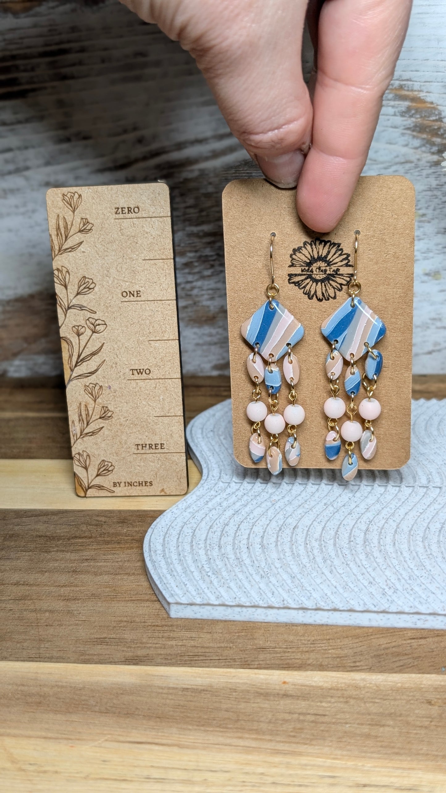 Diamond Beaded Dangles