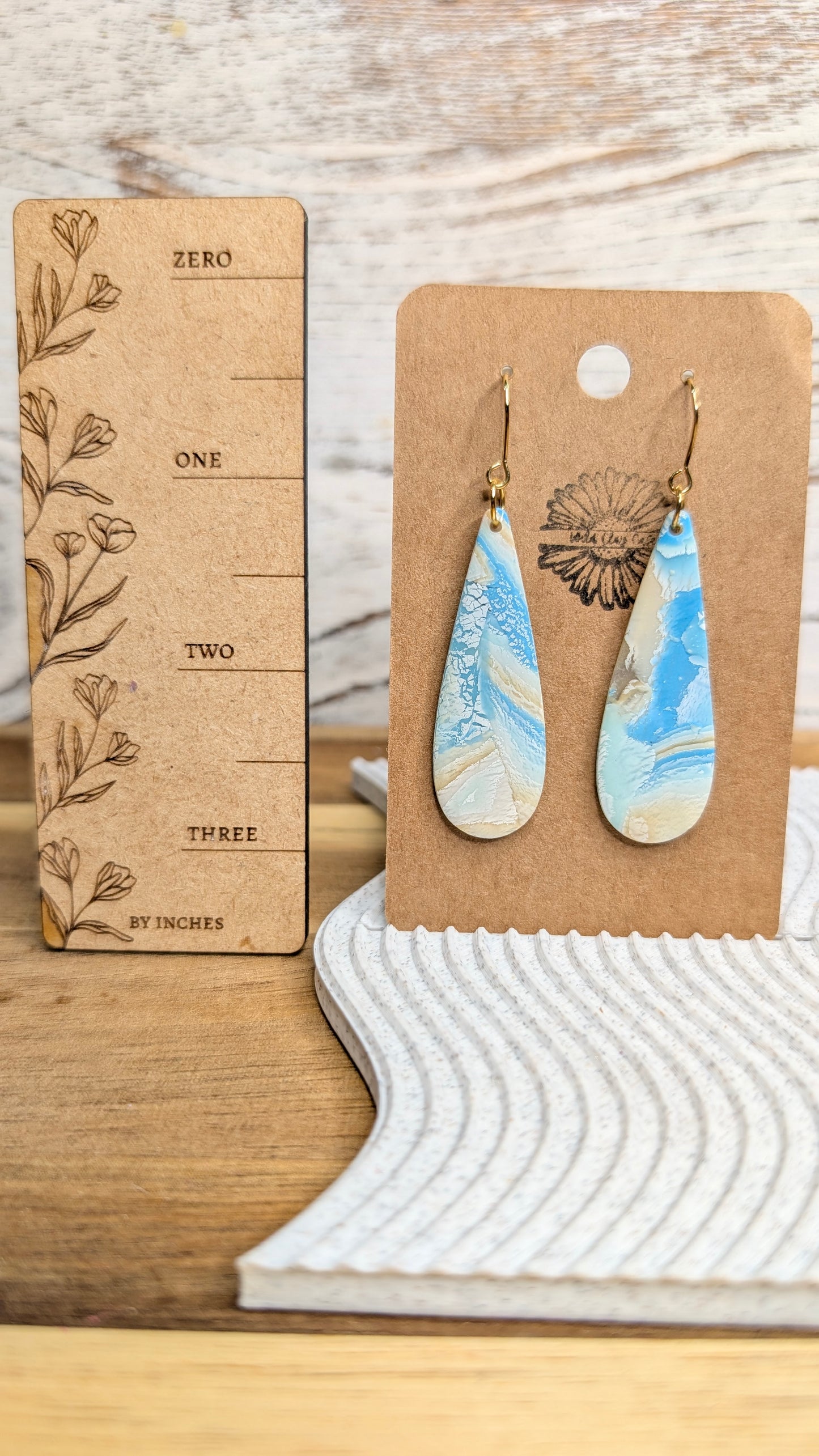 Beachy Long Teardrops