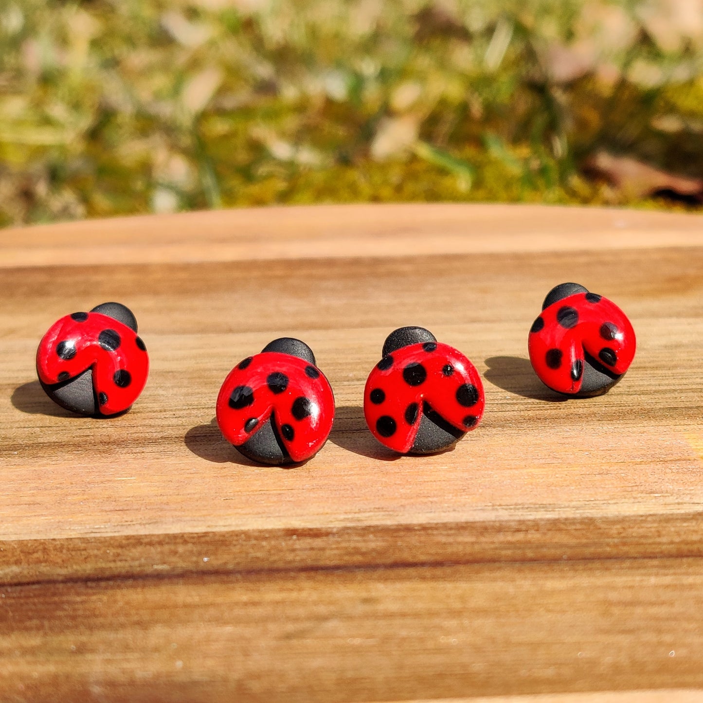 Ladybug Studs