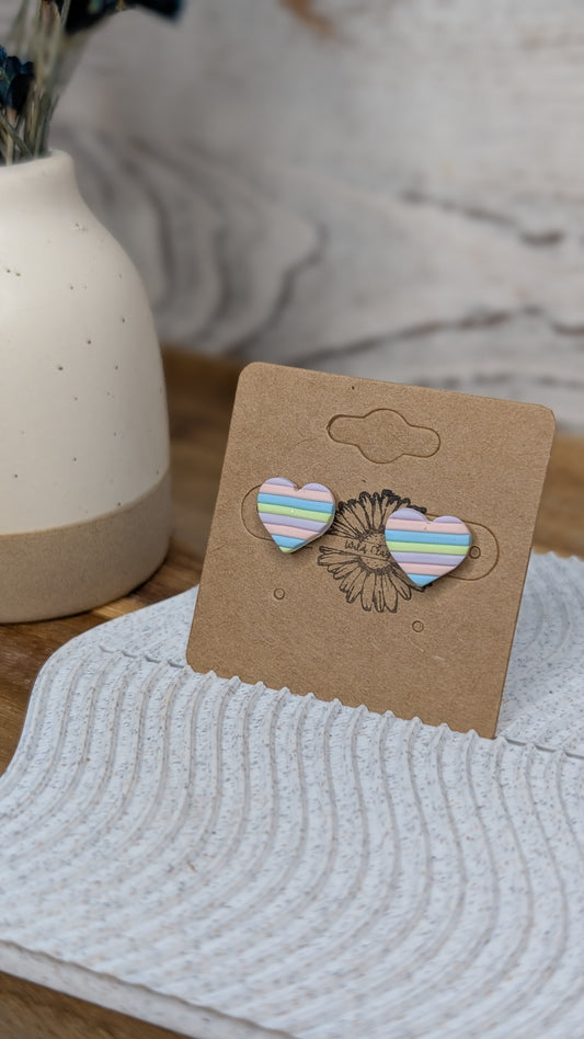 Heart Studs