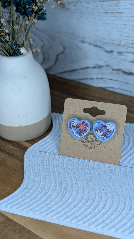 Heart Studs