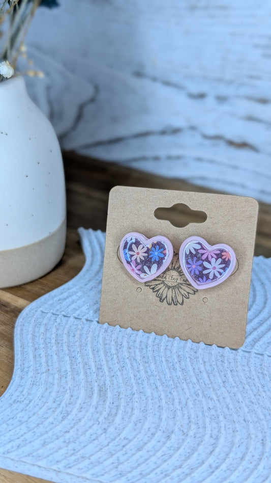 Heart Studs