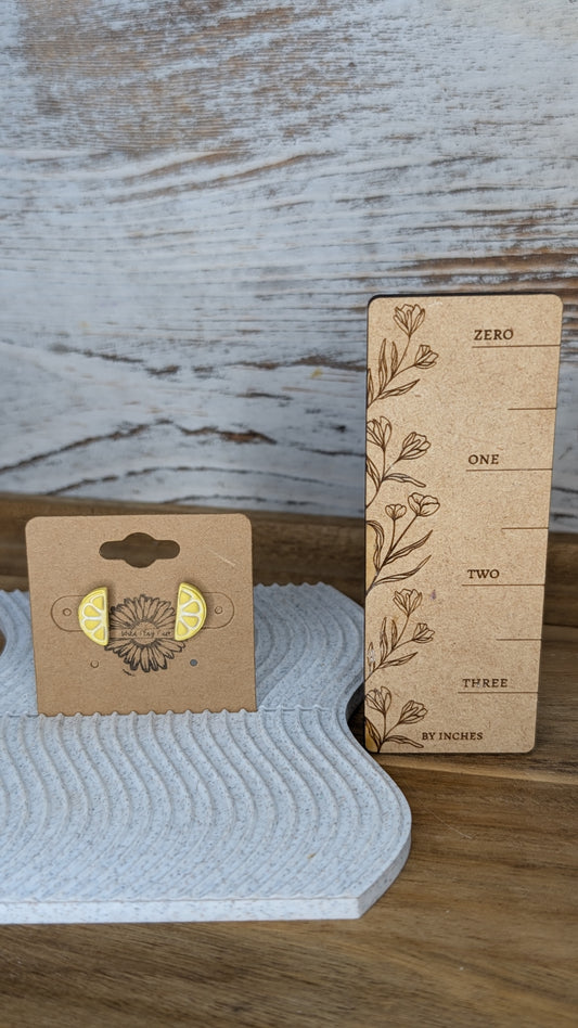 Lemon squeeze studs
