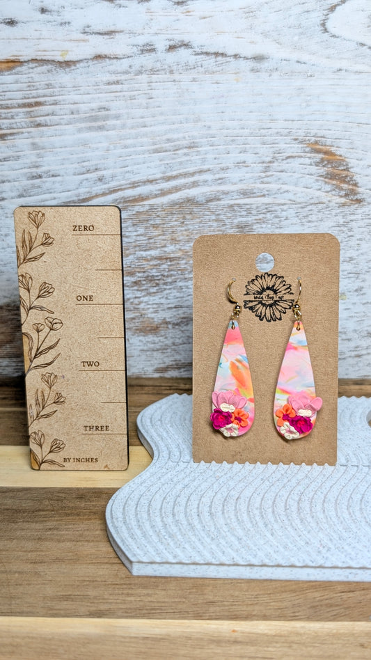Floral Teardrop