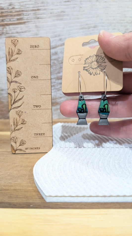 Groovy Lava Lamp Hoops