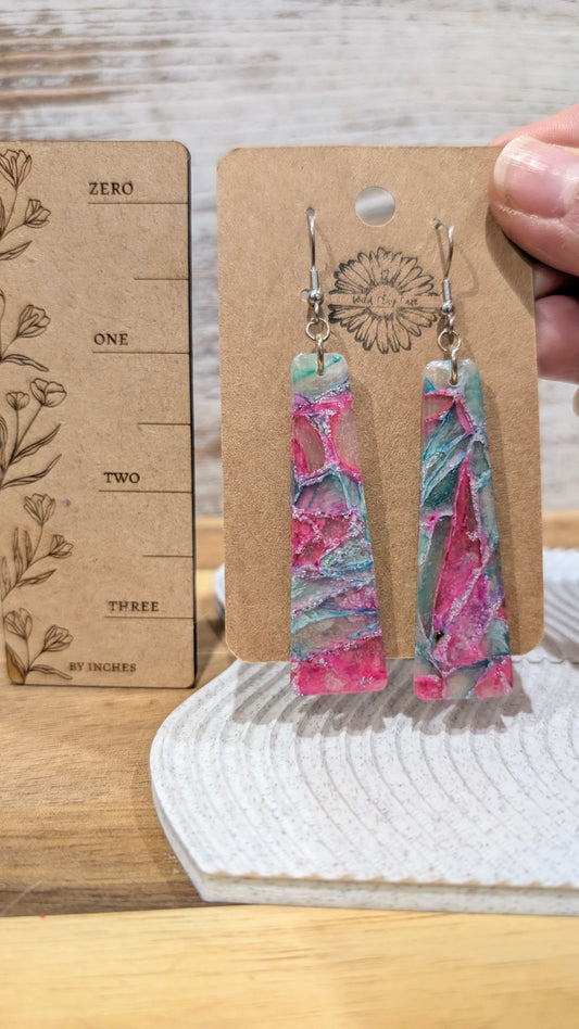 Pink and Aqual Pillars