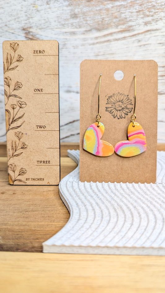 Groovy Heart Dangles