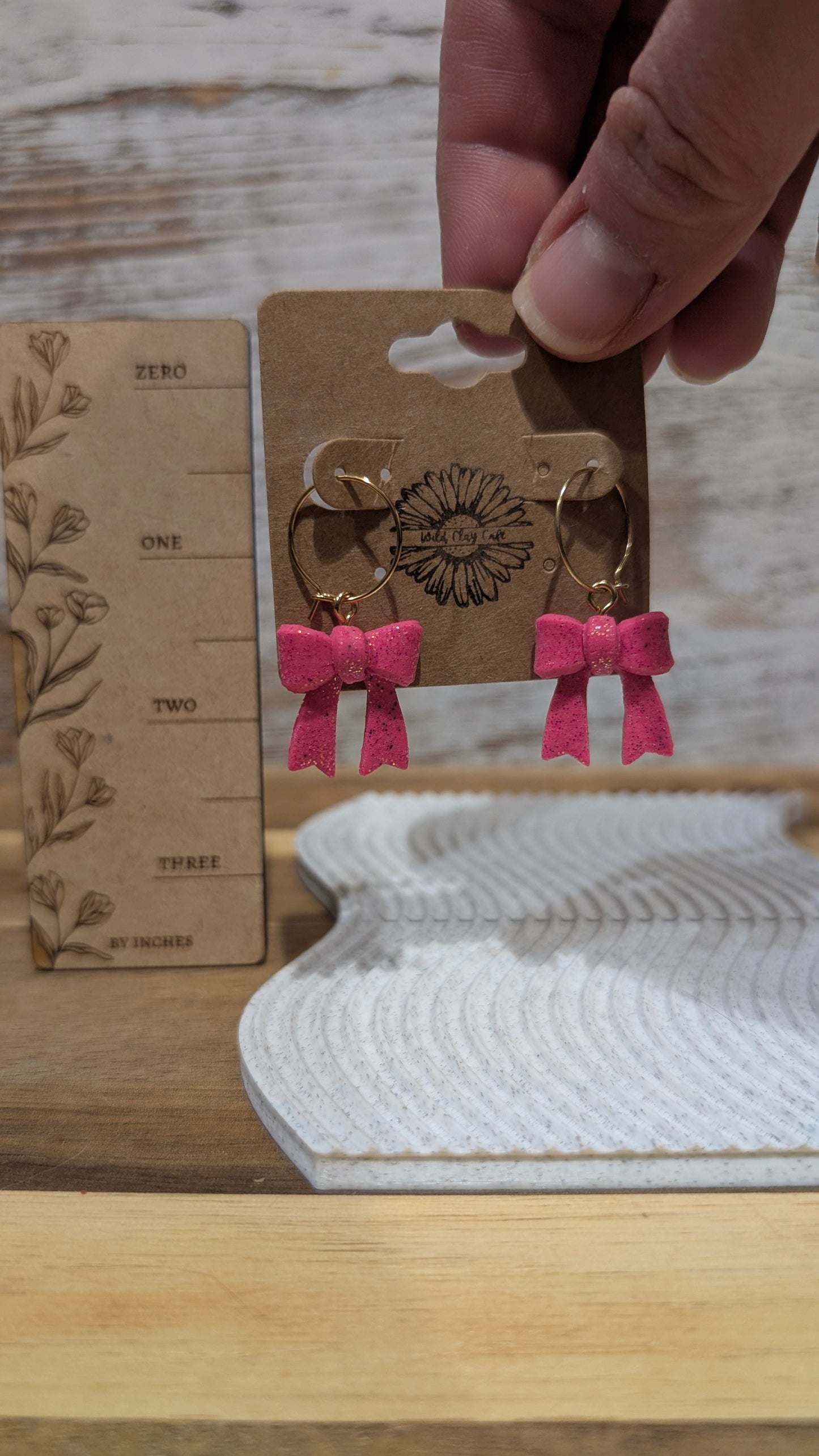 Pink Bow Hoop