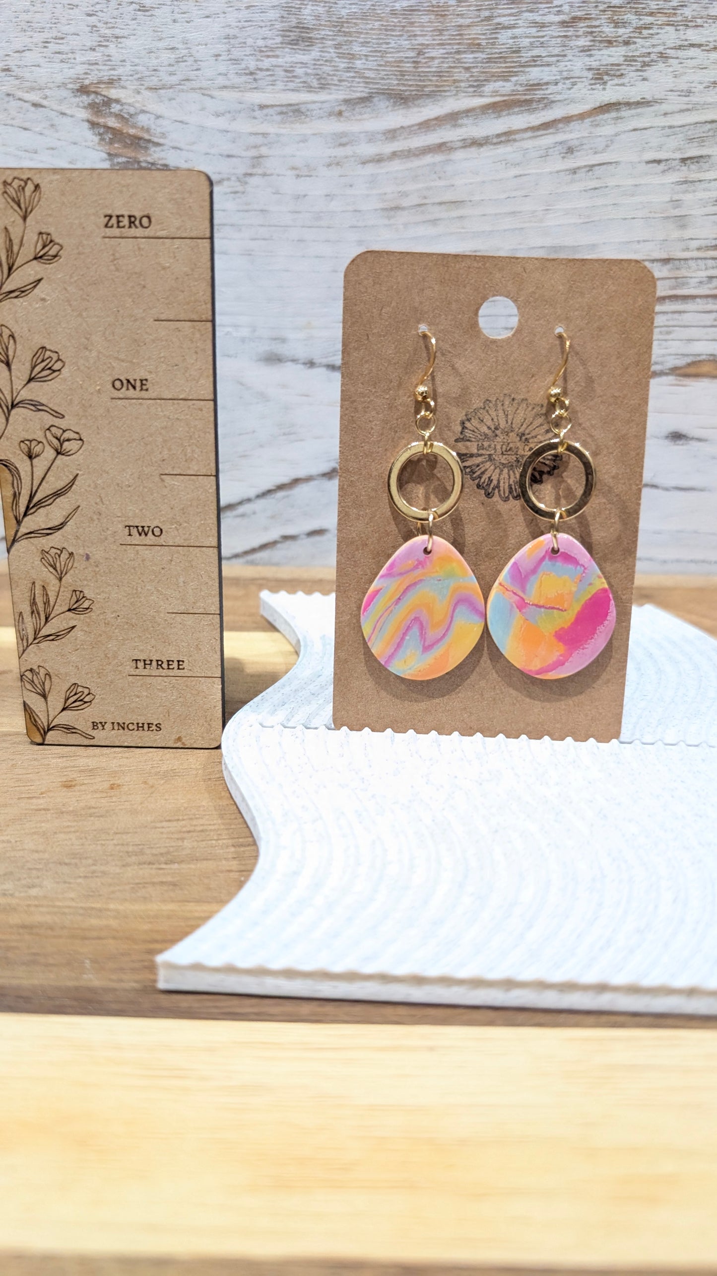 Gold Groovy Organic Ovals