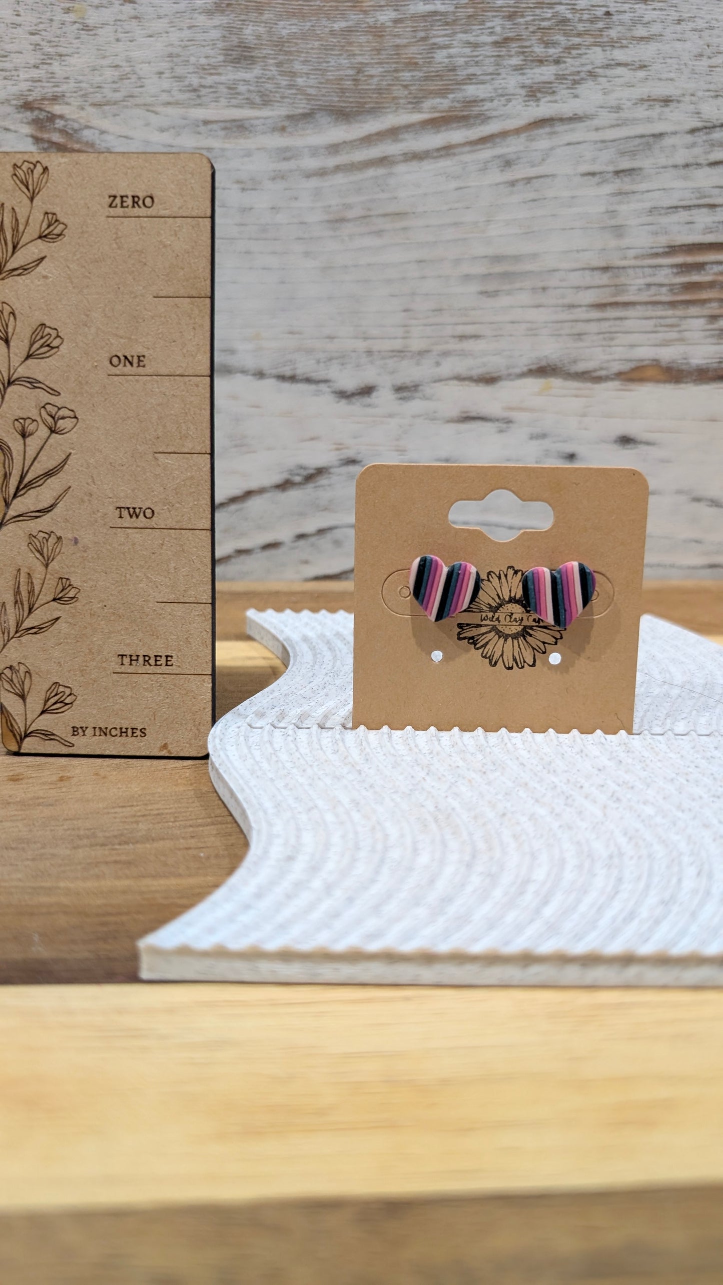 Striped Heart (vertical)