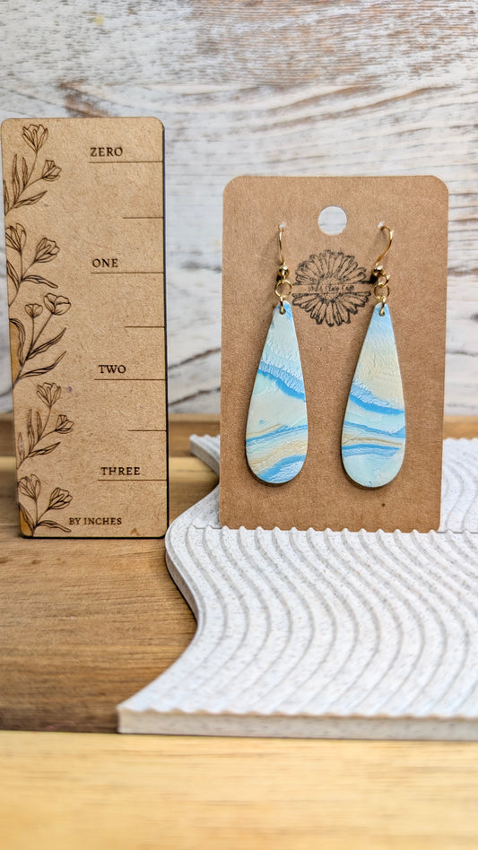 Beachy Long Teardrops