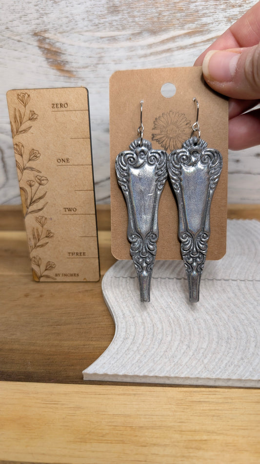 Classic Silverware Handle earrings
