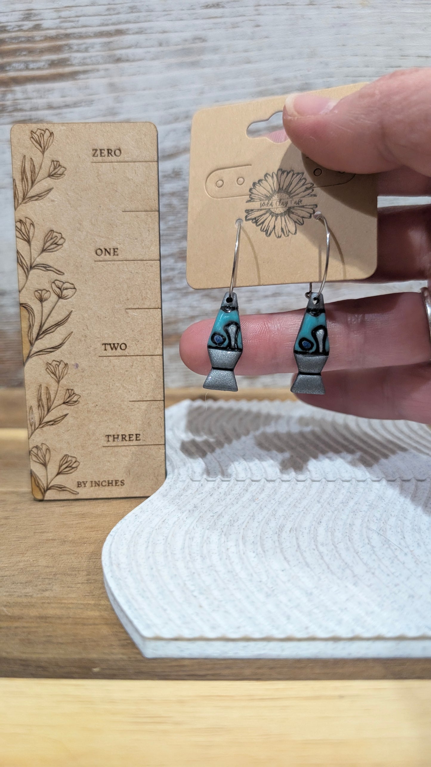 Groovy Lava Lamp Hoops
