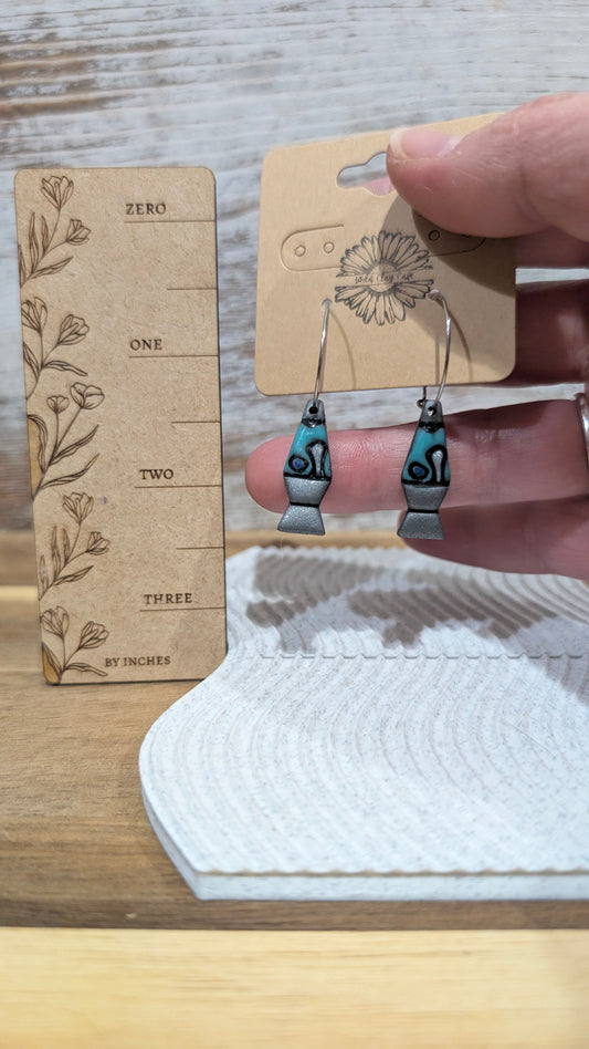 Groovy Lava Lamp Hoops