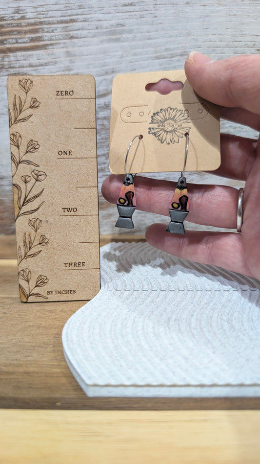 Groovy Lava Lamp Hoops