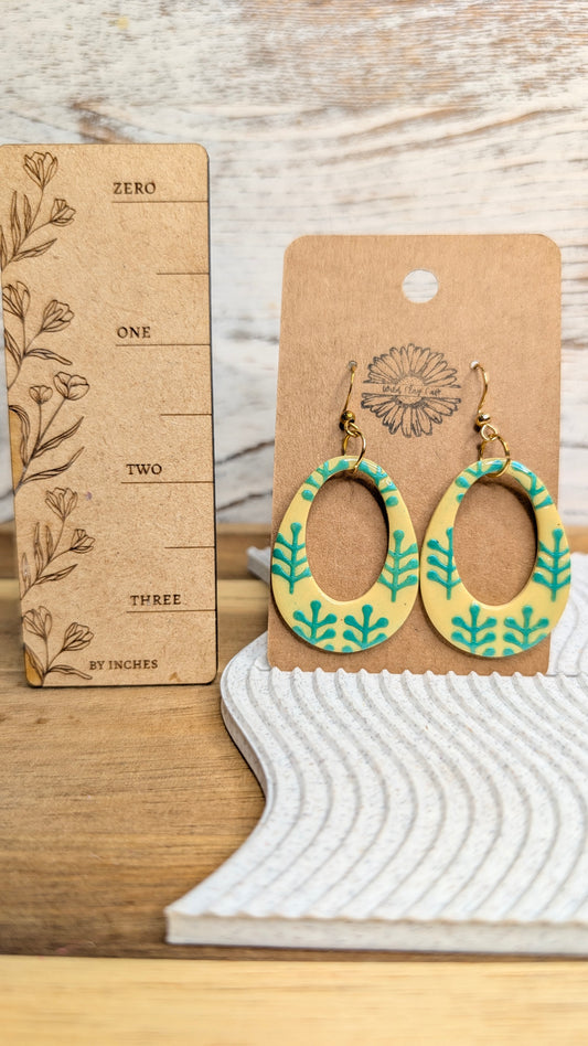 Windowed Oval Dangles