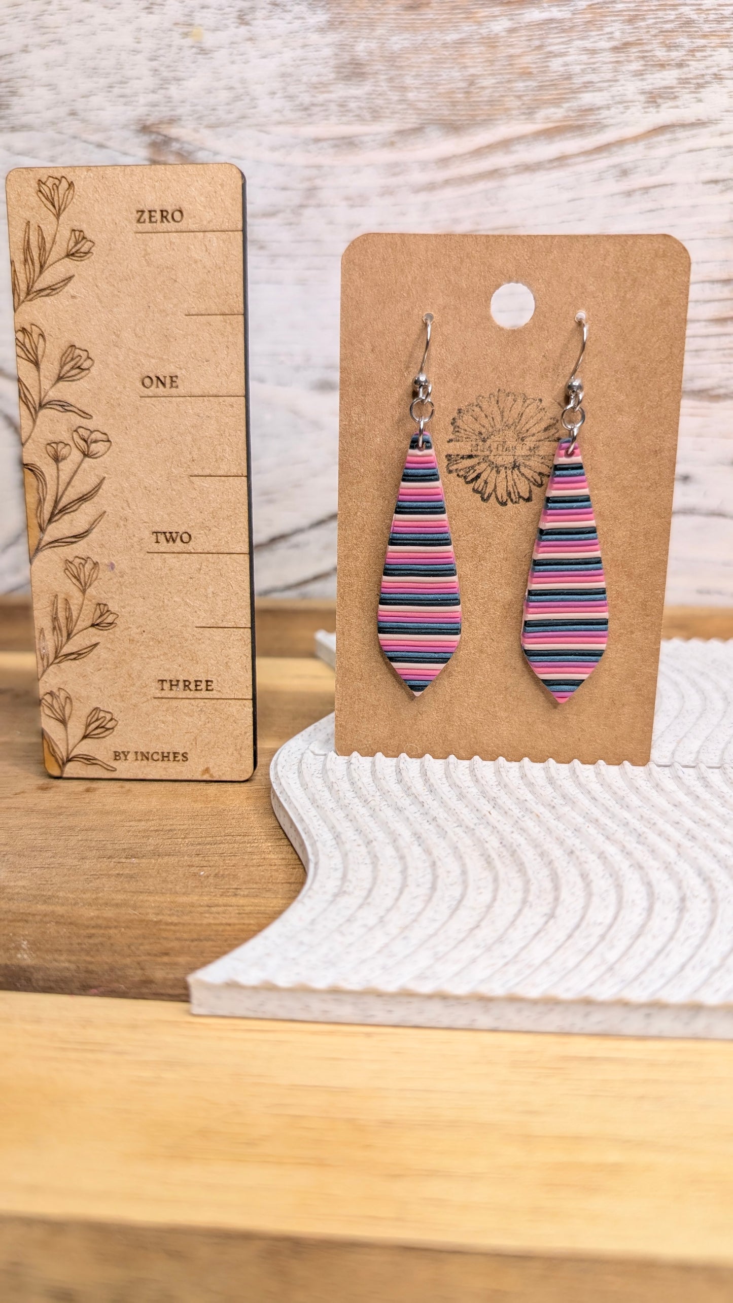 Striped Long Diamonds