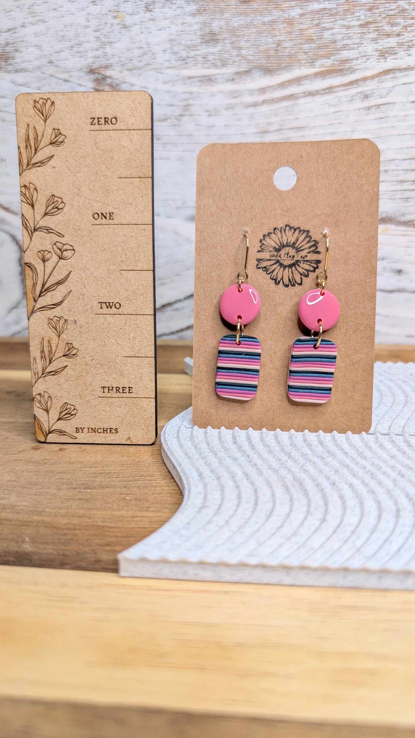 Dainty Striped Dangles