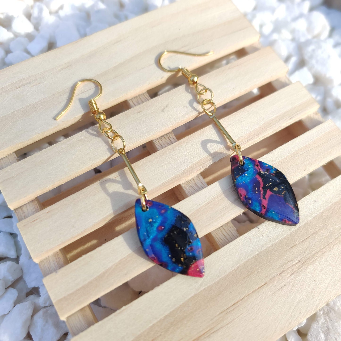 Galaxy Teardrop Dangles